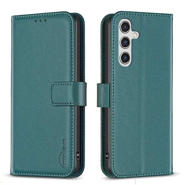 Compatible with Samsung Galaxy A15 Wallet Case with Card Slots Magnetic Closure Flip Folio Cover