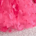 thumbnail image 6 of Ulitacool Girls Winter Dress Long Sleeve Solid Color Lapel Bowknot Button Dresses Tutu Dress Clothes Hot Pink Sweet Outfits, 6 of 9