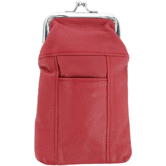 CTM Leather Cigarette Case with Lighter Pocket (Women)