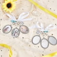 thumbnail image 3 of 2pcs Lacy Oval Photo Charm Memorial Boutonniere Bouquet Charm Pin Silver Picture Frame Memorial for Photo Pendant Jewelry Making, 3 of 6