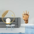 thumbnail image 2 of Estatua de bola de cristal,Estatuas de bolas de cristal para decoración del hogar,escritorio,interior,Escultura de bola de cristal,figura decorativa de hierro,Escultura de mano,Escultura de, 2 of 8