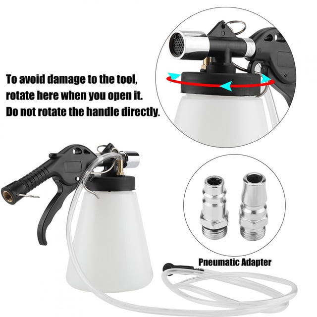 Car Brake Fluid Bleeder, Car Brake Bleeder Bleeding Fluid Change Kit Air Pneumatic Garage Vacuum Tool Set 90-120PSI