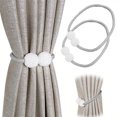 thumbnail image 2 of Cortina Hebilla 2 Piezas Creative Sin Golpes Perla (gris), 2 of 8