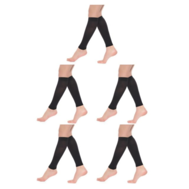 Wweixi Compression Stocking For Women Men Comfortable Fit And Long-lasting Performance black XXL 5Set