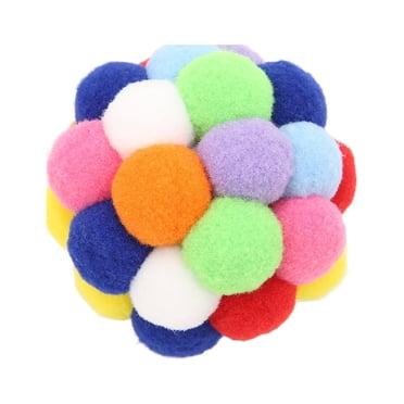 Bells Cat Ball Toys, Soft And Elastic Colorful Cat Balls  For Kitten For Cats For Pets