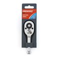 thumbnail image 2 of Crescent 3/8" Drive 72 Tooth Stubby Quick Release Teardrop Ratchet 6-3/4" - CRW11, 2 of 3