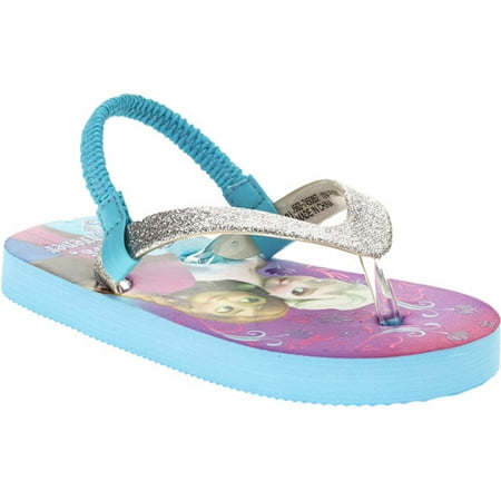Disney Frozen - Disney Frozen Toddler Girl's Beach Flip-flop Sandal ...