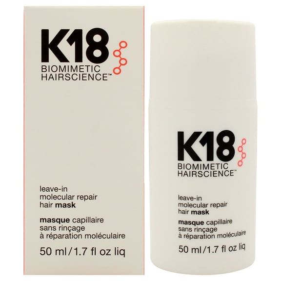 K18 Hair Mascarada Mascarilla Capilar Reparadora Molecular Sin Enjuague 1.7oz Mascarada 1.7oz