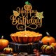 thumbnail image 4 of Cake Topper YQLXDHBD de Acción de Gracias y Cumpleaños con Brillo, 4 of 7