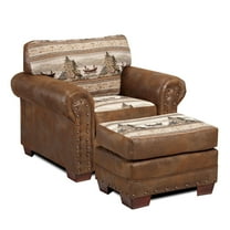 Furniture Classics Alpine Lodge Arm Chair with Matching Ottoman