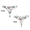 thumbnail image 3 of Balery Cute French Bulldog Tangas de Algodón para Mujer con Estampado – Ropa Interior Sexy, Transpirable, G-string-Large, 3 of 6
