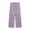 Purple, variant on Little Girls Cargo Pants Wide Leg Casual Stretchy Elastic Waist Outfit With Sneakers Clothes for Kids Size 6-7T