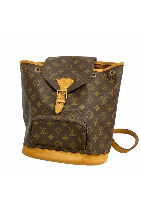 Pre-Owned Louis Vuitton Monogram Montsouris MM Backpack (M51136) Brown - Women's