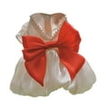 thumbnail image 2 of Neinkie Chien Princesse Robes Chiot Noeud Robe Animal Tutu Robes Chiot Princesse Robes d'Été pour Petit Chat Chiot Chien Moyen, 2 of 7