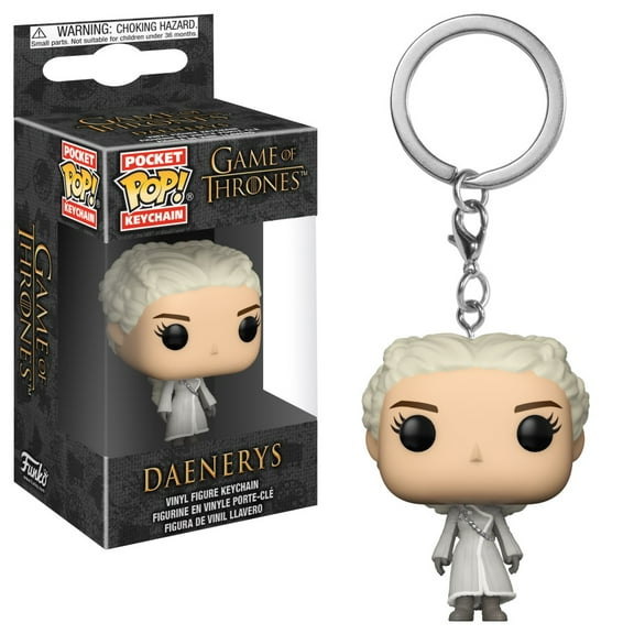 Funko Pop! Keychain: Game of Thrones S8 - Daenerys (White Coat)