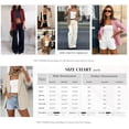 thumbnail image 5 of PRETTYGARDEN Women's Spring Blazers Business Casual Outfits Open Front Ruched 3/4 Sleeve Lightweight Work Suits Jackets, 5 of 9
