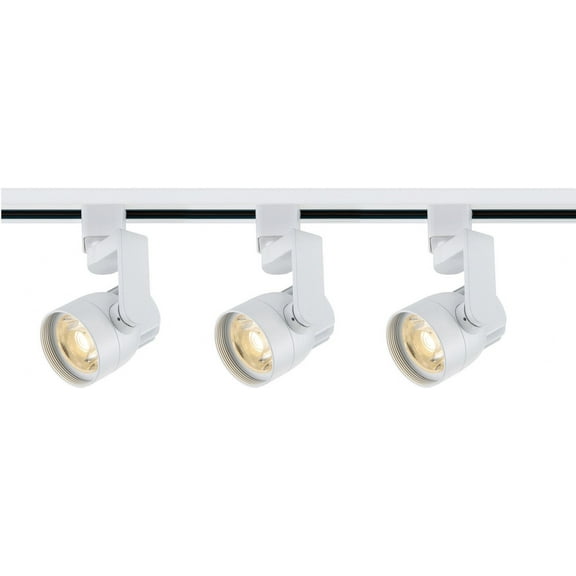 Nuvo Lighting - 36W 3 LED Round Track Light with Angle Arm-2.5 Inches Wide by 3