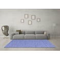 thumbnail image 3 of Ahgly Company Machine Washable Indoor Rectangle Abstract Blue Contemporary Area Rugs, 8' x 10', 3 of 4
