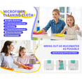 thumbnail image 2 of Bxaolu Microfiber Cleaning Cloths 5 Pack, Premium 12x 12 inch Microfiber Towel for Cars, Ultra Absorbent Car Washing Cloth, Lint Free Streak Free Wash Cloths for Car, Kitchen, and Window, 2 of 7