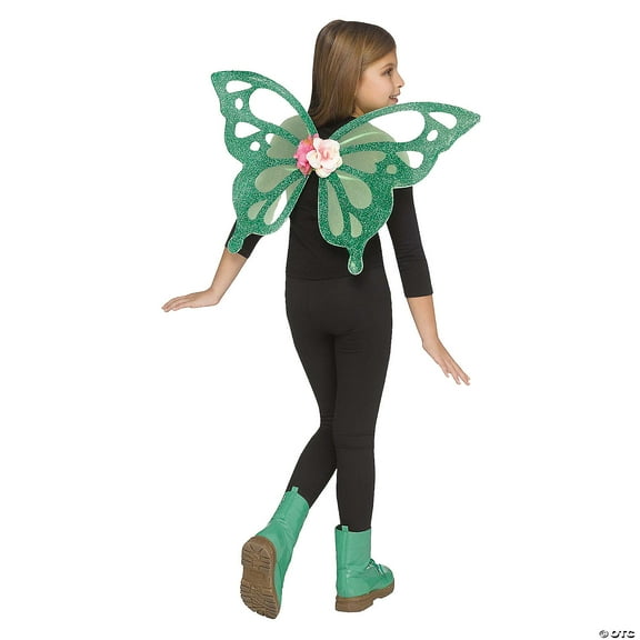 Kids' Green/Shimmer Wings