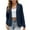 Navy, variant on FAIWAD Blazers for Women Work Casual Long Sleeve Oversized Open Blazer Jacket Solid Color Slim Work Blazer