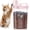 Pink, variant on Storage Container,  Pourable Container Airtight with Large Spout & Cup,  Plastic  Dispenser for , Bird Seed, Rice, Flour (Dark Olive, 2.5L)