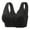 Black, variant on Bras for Women Bra Womens Front Side Buckle Lace Edge Without Steel Ring Seamless Movement Gathering Adjustable Yoga Sleep Large Bra Beige M