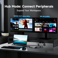 thumbnail image 5 of WAVLINK 7-in-1 4K Video Capture Card, USB Dock Station, Video USB Display Adapter with 90W Laptop Charging, Compatible with PS5/Xbox/Switch, OBS, Windows/Mac, 5 of 10