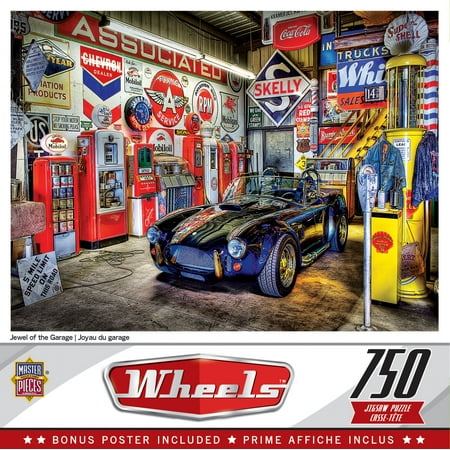 UPC: 0705988318139 | MasterPieces 750 Piece Jigsaw Puzzle – Jewel of the Garage – 18 x24