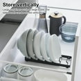 thumbnail image 3 of JIEMUCES Vertical Dish Rack Metal Drying Rack Large Capacity Strong Load-bearing Kitchen Countertop Dish Holder Pot Lid Organizer, 3 of 7