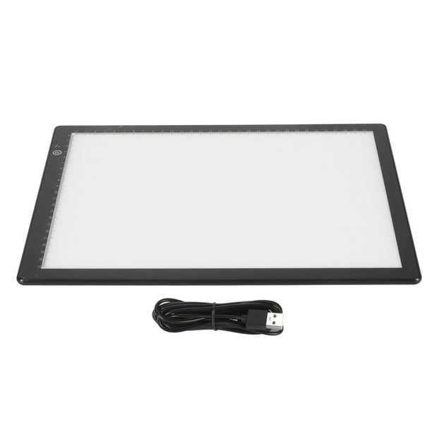 Visor de diapositivas ultradelgado, tamaño A4, 3 modos de brillo, edición por aplicación, LED suave, escáner de diapositivas alimentado por USB para negativos de película