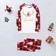 thumbnail image 6 of Fjofpr Family Christmas Pajamas Matching Sets Christmas Women Mom Plaid Printed Blouse+Pants Family Matching Pajamas Set, 6 of 8