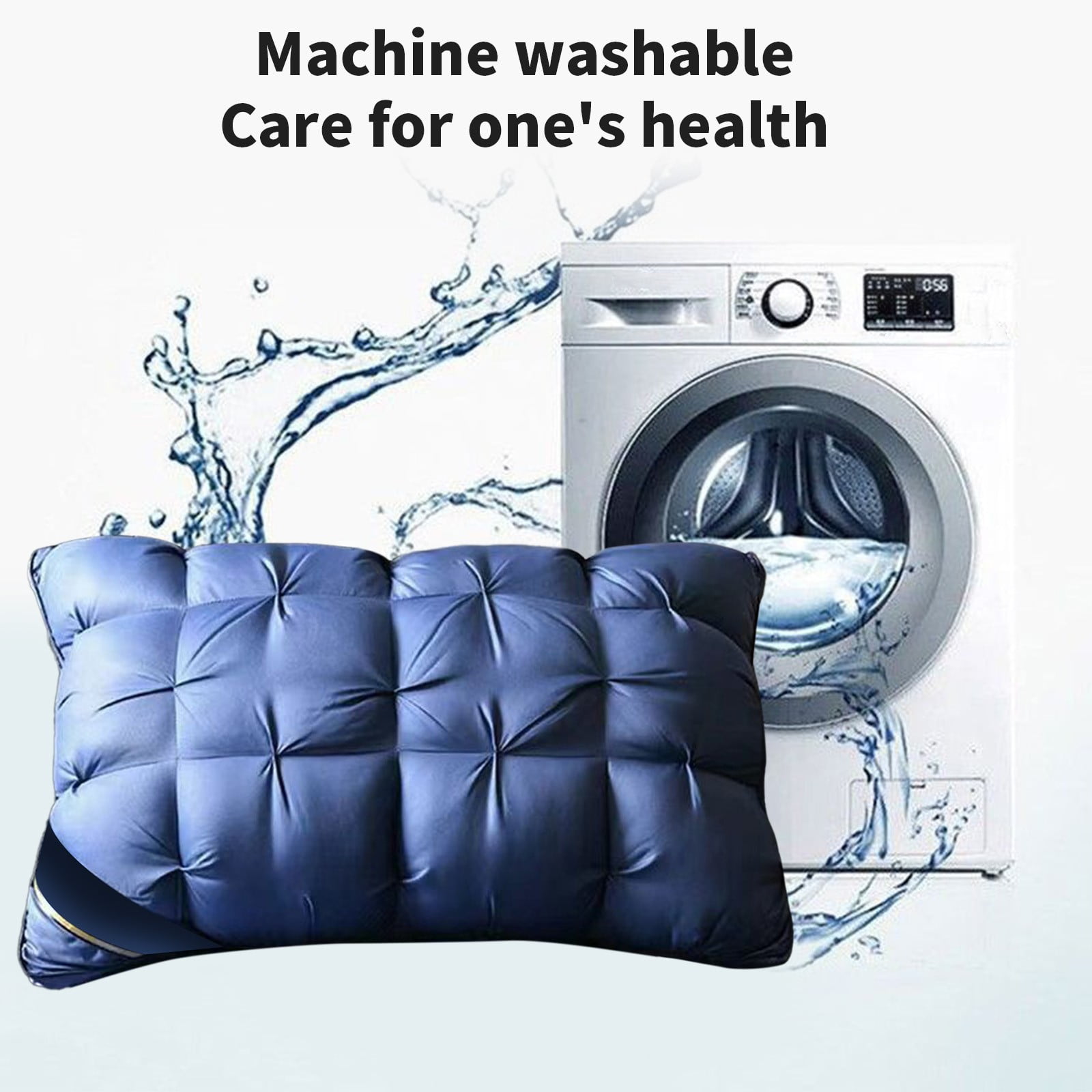 JOGZMZ Hotel Grade Ultra Soft Pillows Queen Size Set of 2 Supportive Bed Pillow for Back Side and Stomach Sleepers, Breathable Neck Supports Pillows for Home Daily Use