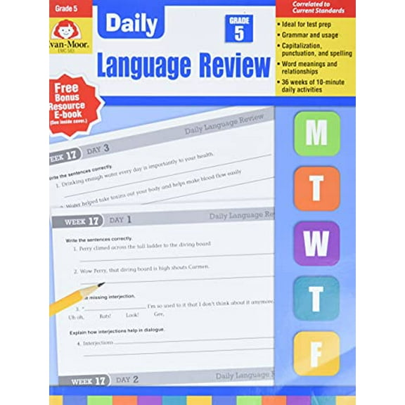 Pre-Owned Daily Language Review Grade 5 Paperback