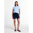 thumbnail image 3 of Time and Tru Women's Double Cloth Cargo Short, Sizes XS-XXXL, 3 of 6