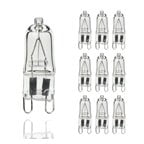 Sterl Lighting - Pack Of 10 T4 Wall Sconces Halogen Bulbs, 40 Watts, 120 V, G9 Base, 2700K, 560 Lumens, 2000 Hours