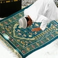 thumbnail image 5 of LIANXUE 70x110cm Muslims Prayer Mat with Tassels Portable Travel Prayings Rugs for Women, 5 of 19