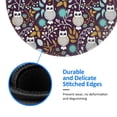 thumbnail image 5 of Disketp Forest Cute Owl Small Mouse Pad 7.9x7.9 Inches,Washable Round Mousepad for Office Laptop Computer,Non-Slip Rubber Base Mouse Pads for Wireless Mouse, 5 of 8