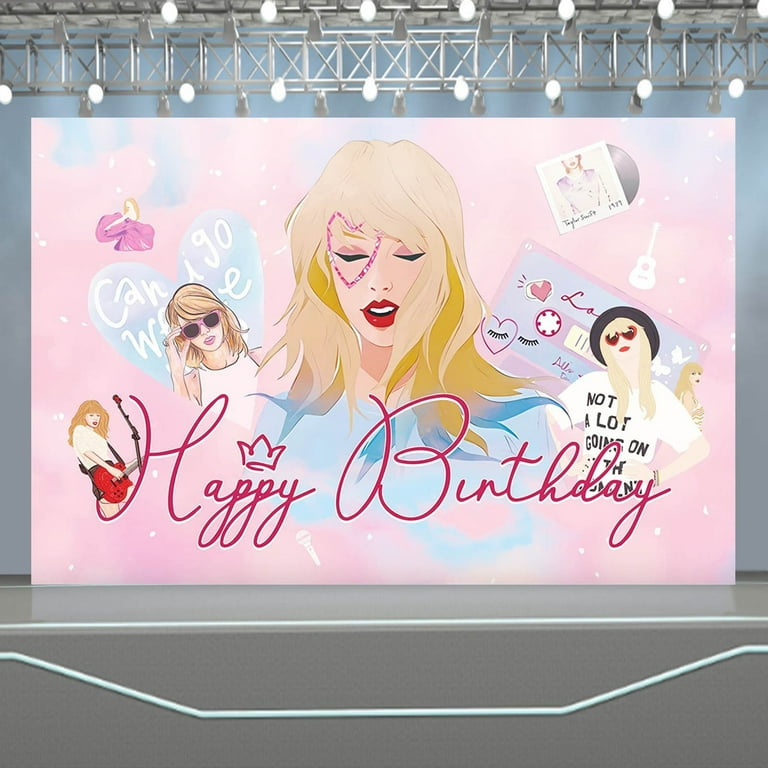 Taylor Swift 1989 Taylor's Version Party Photo Booth Props Color