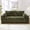 Green, variant on S-HOME Upholstered Corduroy Sofa in with USB Ports and Cup Holders, Spacious 78 Inch 3-Seater Living Room Couch