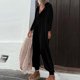 thumbnail image 1 of ICHUANYI Clearance Women's Fashion Hooded Button Rompers Casual Long Sleeve Pocket Jumpsuit(Black, M) ICHUANYI WER2023081508151, 1 of 8