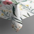 thumbnail image 3 of Pioneer Flower Floral Print Pattern Rectangle Tablecloth 60"x84",Waterproof Polyester Rectangle Table Cloth, Wipeable Spillproof Polyester Tablecloth for Dining, Camping, Indoor and Outdoor, 3 of 5