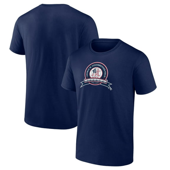 Men's Navy New York Yankees Steinbrenner Field Logo T-Shirt