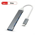 thumbnail image 4 of USB C Hub 4 Multi-Port USB Type-C Hub with USB2.0 USB3.0 OTG Function USB Splitter Adapter Compatible For Win7/8/10, 4 of 7