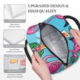 thumbnail image 3 of Easygdp Beach Flamingo Trio Bolsa de Almuerzo Insulada Grande, Forro de Aluminio, Diseño Espacioso, a Prueba de Fugas, Ideal para Trabajo, Picnics, Viajes y Actividades al Aire Libre, 3 of 6