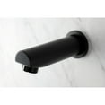 thumbnail image 2 of Kingston Brass K8187A0 Shower Scape Tub Faucet Spout with Flange, Matte Black, 2 of 4