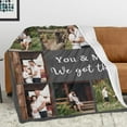 thumbnail image 4 of AISENIN Personalized Blanket Customized Blanket with Photo for Adult Kids Friends Mother Father Personalized Gifts Flannel Throw Blanket, 4 of 5