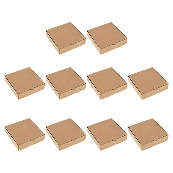 SOPOTUTU Shipping Pizza Box Kraft Paper Containers 10pcs
