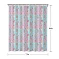 thumbnail image 5 of Pastel Princess Pattern Shower Curtain 72"x84" ,Bathroom Decorative Shower Curtains Set with 12 Hooks,Modern Waterproof Washable Shower Curtain, 5 of 6