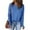 Blue, variant on SYMOID Womens Soft Stretch Long Sleeve Top - Loose Fit with Drop Shoulder & Thumb Hole Cuffs, Breathable for Everyday Wear & Layering, Pink (S to XXL),Size L